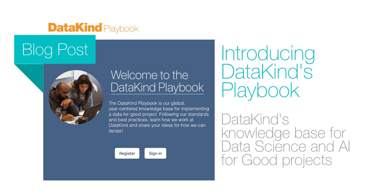 The DataKind Playbook