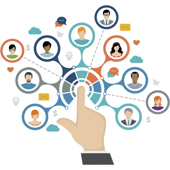 Social Network Concept
