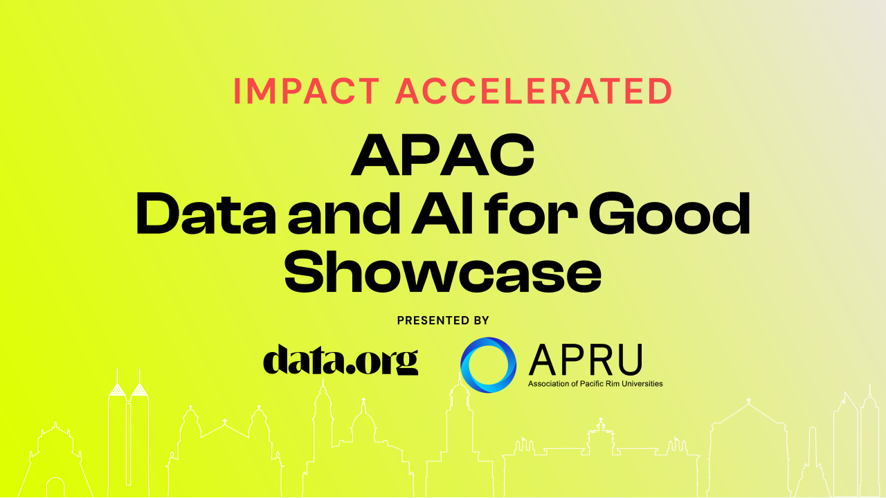 2026 APAC Data and AI for Good Showcase Event logo